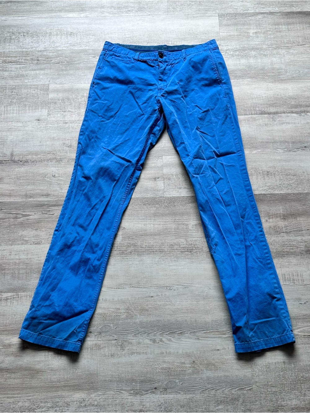 3/$15 Gap Lived in Slim 34x34 Bright Blue Casual Chinos